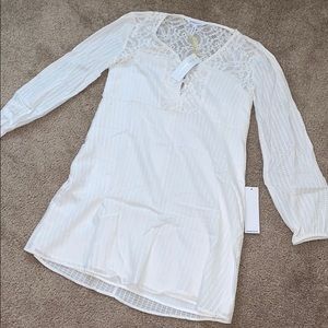 BCBG White Dress, NWT